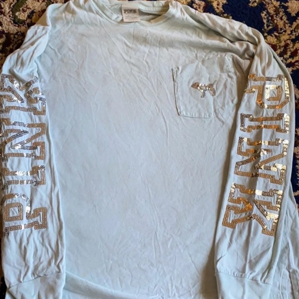 PINK longsleeve bling